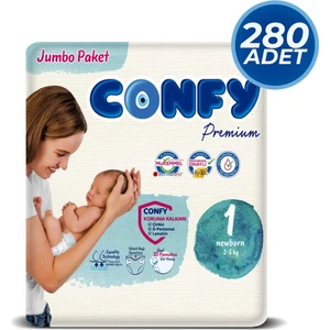 Premium 1 Numara Bebek Bezi Yenidoğan 2 - 5 kg 280 Adet