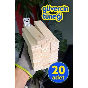 Tünelife Ahşap Güvercin Tüneği 14 cm | 20 Adet | Bekar Tüneği | Ahşap Tünek | Dinlenme Tüneği