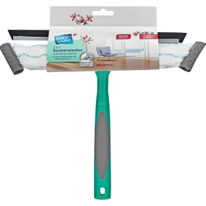 Flink & Sauber Çekçek + Mikrofiber Bez 2 si 1 Arada Cam İçin