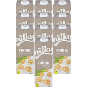Fındık Sütü  Glütensiz Bitkisel Bazlı Laktosuz Vegan 10x1 lt