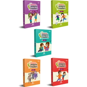 Redhouse Peapod Readers Ingilizce Hikaye Seti -1-2-3-4-5 (Kutulu Ürün) 50 Kitap