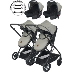Baby Home 1010 Ayrılıp Birleşebilen Travel Sistem Ikiz Bebek Arabası