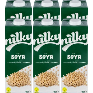 Soya Sütü Laktosuz Vegan Glütensiz  6x1 lt