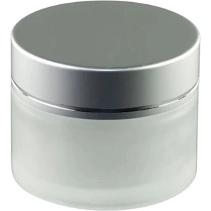 Zylan Ambalaj 50 ml Şeffaf Buzlu Cam Krem Kavanozu, 24 Adet