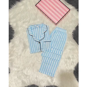 Şıklık Durağı Kısa Kollu Pamuk Penye Kadın Pijama Takımı