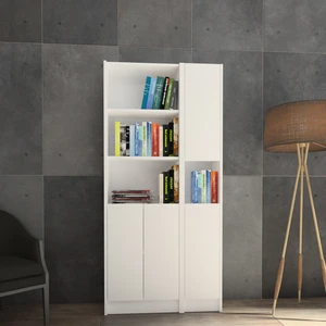 Yeti Mobilya Kuta FLAT85 Kitaplık 4 Kapaklı Kütüphane