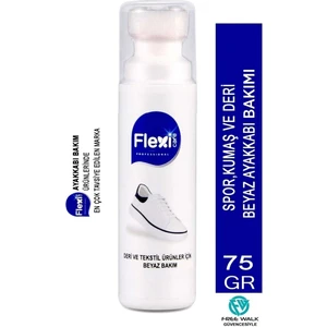 Flexicare Spor Beyaz Deri ve Kumaş Ayakkabı Bakım 75 Ml.