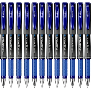 Scrıkss Jel Imza Kalemi 1.0 mm Mavi 12 Adet