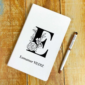 Kişiye Özel Isimli Ajanda Not Defteri ve Kalem Seti 2413B1005