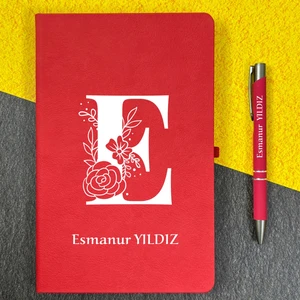 Kişiye Özel Isimli Ajanda Not Defteri ve Kalem Seti 2413B1005
