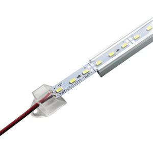 Kasalı Şeffaf Kapaklı Grow LED 12V 5730 Full Spectrum Bitki Yetiştirme Ledi 25-50-75-100CM