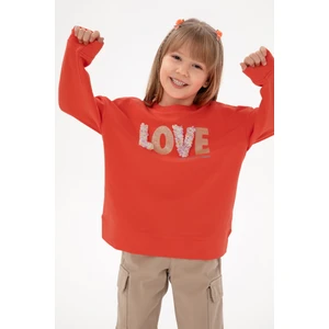 U.S. Polo Assn. Kız Çocuk Nar Çiçeği Sweatshirt 50298159-VR239