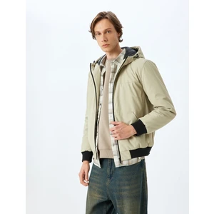 Mevsimlik Ceket Slim Fit Fermuarlı