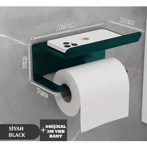 Yapışkanlı Tuvalet Kağıdı Askısı Banyo Tuvalet Kağıtlığı Aparatı Stant Peçetelik Organizer Metal