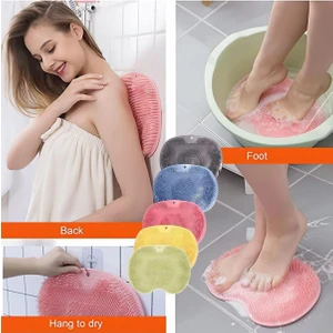 1 Adet Yeşil Vantuzlu Duş, Banyo Ayak Temizleme Pedi, Ayak Ağrısını Giderir, Dolaşımı Teşvik Eder.