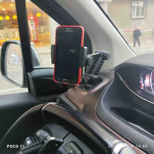 Peugeot Rifter, Citroen Berlingo, Fiat Doblo, Opel Combo, Proace City Araç Ici Telefon Tutucusu