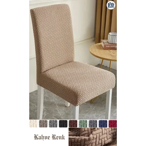 Baqdo Tuğla Desen Yüksek Kaliteli Sandalye Kılıfı, Sandalye Örtüsü, Lastikli, Likralı, Yıkanabılır 1 Adet