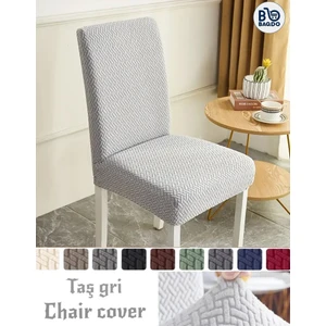 Baqdo Tuğla Desen Yüksek Kaliteli Sandalye Kılıfı, Sandalye Örtüsü, Lastikli, Likralı, Yıkanabılır 1 Adet