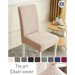 Baqdo Tuğla Desen Yüksek Kaliteli Sandalye Kılıfı, Sandalye Örtüsü, Lastikli, Likralı, Yıkanabılır 1 Adet