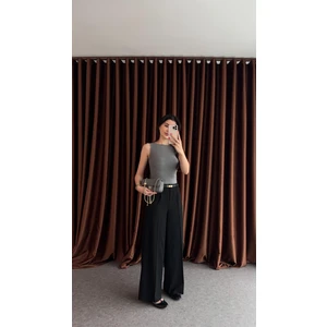 Siyah Premium Palazzo Pantolon