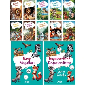 Ezop Masalları (10 Kitap)  - Ülkü Duysak