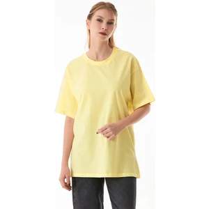 Basic Oversize Bisiklet Yaka Tişört