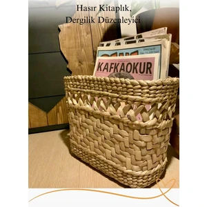 Ss Eral Koop Hasır Doğal Dekoratif Ev Dekorasyon/hasır Gazetelik Dergilik Kitaplık Düzenleyici Organizer Çok Amaçlı Sepet