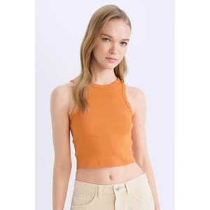 Fitted Halter Yaka Fitilli Kaşkorse Atlet U0357AZ25SM