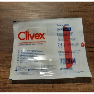 9 cm  x 10 cm Hazır Pansuman Örtü Şeffaf Pu 25 Adet