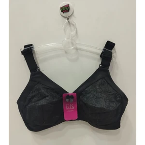 Dantel Detaylı C Cup Siyah Sütyen - 7012