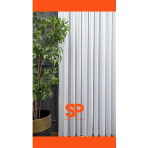 Orijinal Bambu Düz Tül Perde Ağır Gramajlı