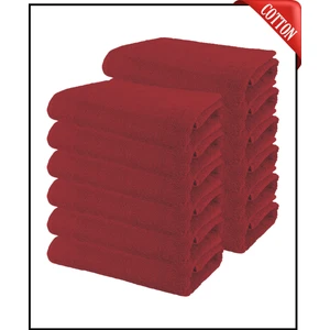 12 Adet Büyük Boy Pamuklu 50 x 90 cm , Fitness Havlusu , Spor Havlusu , Kuaför Havlusu