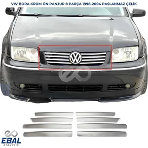 Ebal Oto Vw Bora Krom Ön Panjur 8 Prç. 1998-2004 P. Çelik