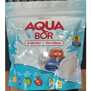 Aqua Bor Bulaşık makinesi Tableti 30 Lu