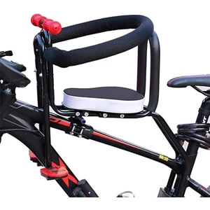 Bisiklet Çocuk Taşıyıcı Ön Taşıyıcı Kadro Bağlantılı Çelik - Süngerli Kurulu