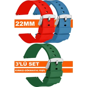 Huawei Watch Gt Gt2 Gt3 Gt4 Gt5 Pro 46mm Saat Uyumlu 22mm Silikon Saat Kordonu Kayışı