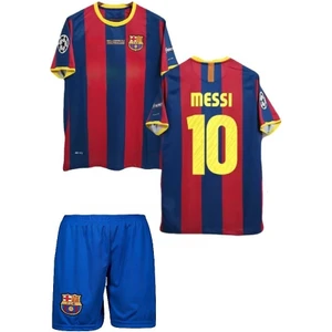 Barcelona 2011 London Final Lionel Messi Futbol Çocuk Forması 2’li Set