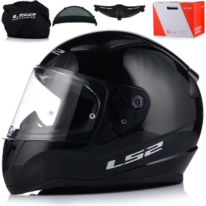 Ls2 Rapıd Parlak Siyah Fullface Motosiklet Kaskı