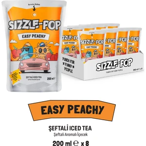 Easy Peachy Şeftali Soğuk Çay 200 ml x 8 Adet