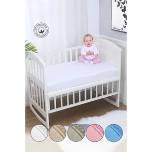 Vionel Home %100 Pamuk Penye, Lastikli Full Kenar Bebek Çarşafı,  Organik Pamuk, Anne Yanı, Çocuk Beşik Çarşafı