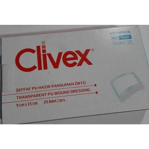 9 x 15 cm Şeffaf Pu Hazır Pansuman Örtüsü 10 Adet