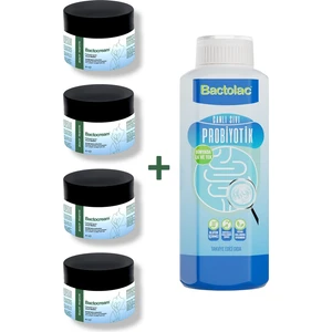 Bactocream Canlı Probiyotik İçeren Vücut Maskesi 30 ml - 4 Adet  + (1 Adet Bactolac Hediye)