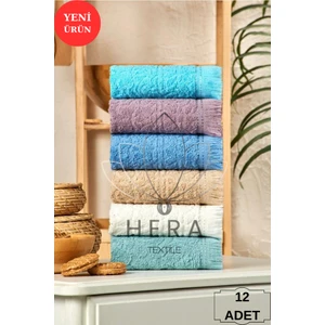 Hera Textile 12 Adet 30 x 50 Pamuklu Mutfak Havlusu/kurulama Bezi/elhavlusu