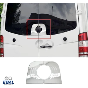 Ebal Oto Vw Crafter Krom Arka Amblem Çerçeve 2 Prç P.çelik 2006-2016 Arası