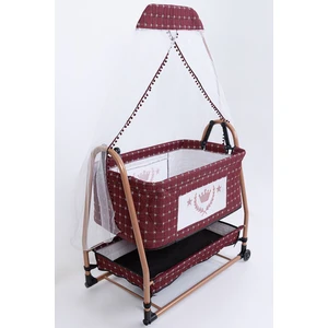 Anne Yanı Sepet Beşik Tekerlekli Lüks Beşik