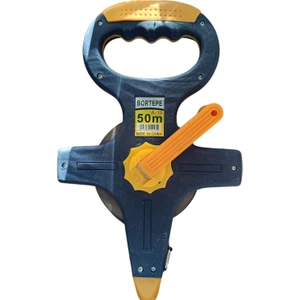 Asya Gümrük Malları Arazi Tipi Saplı Çelik Şerit Metre ,50 Metre Şerit Metre