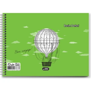 35X50 Resim Defteri Plastik Kapak 25 Yaprak Koparma Izli  Dokulu Yüzey  Newstyle 1 Adet