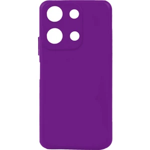 Tekno Grup Infinix Note 30 4g Kılıf Mat Esnek Biye Silikon Kılıf-Mor