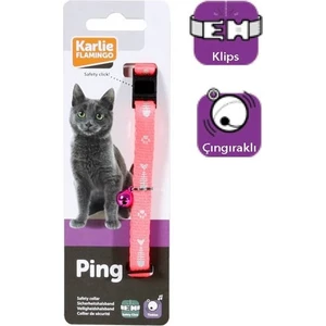 Kedi Tasması Çıngırank 30cm Pembe