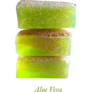 Kabak Lifli Aloe Vera Sabunu 3'lü